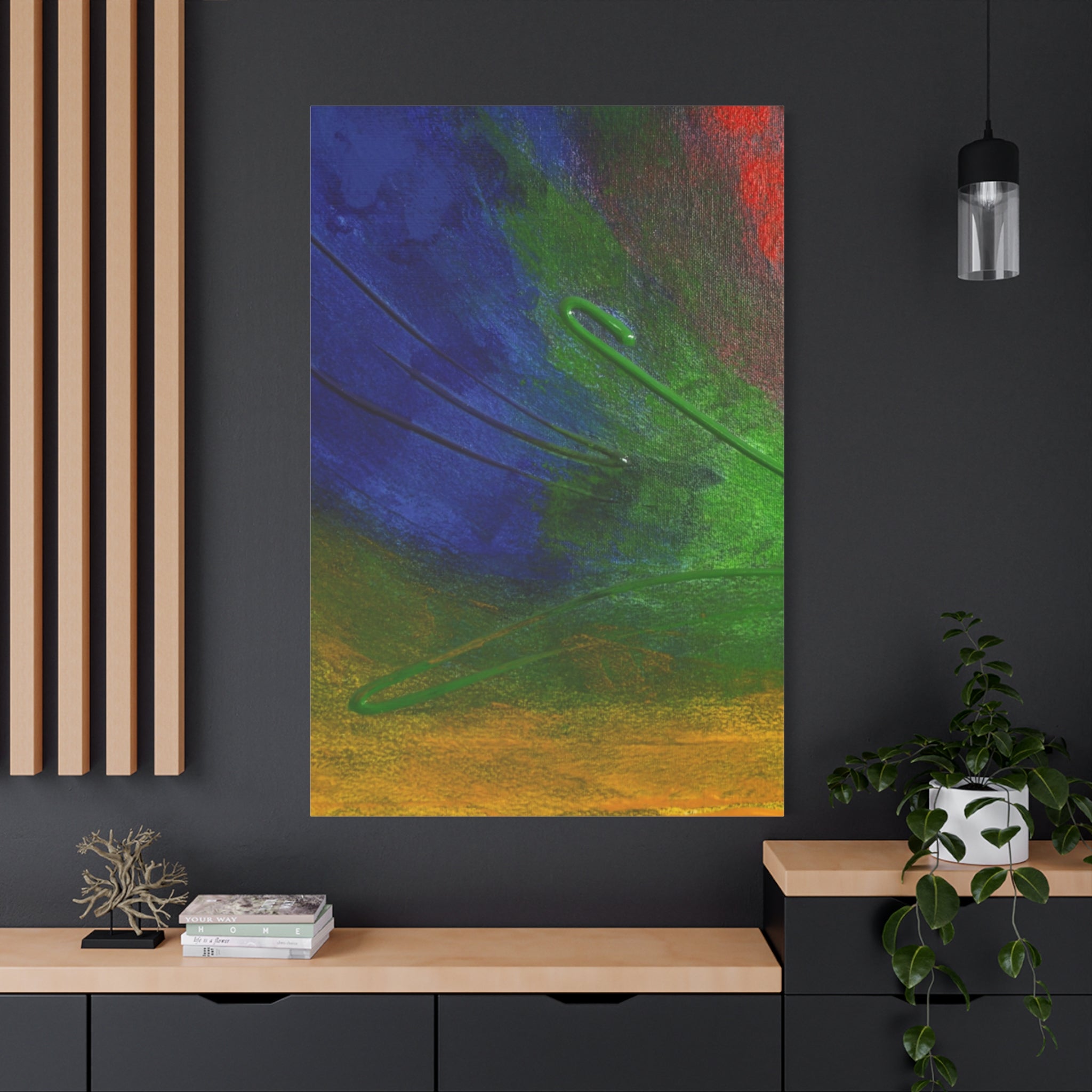 Rising Energy Matte Canvas Print