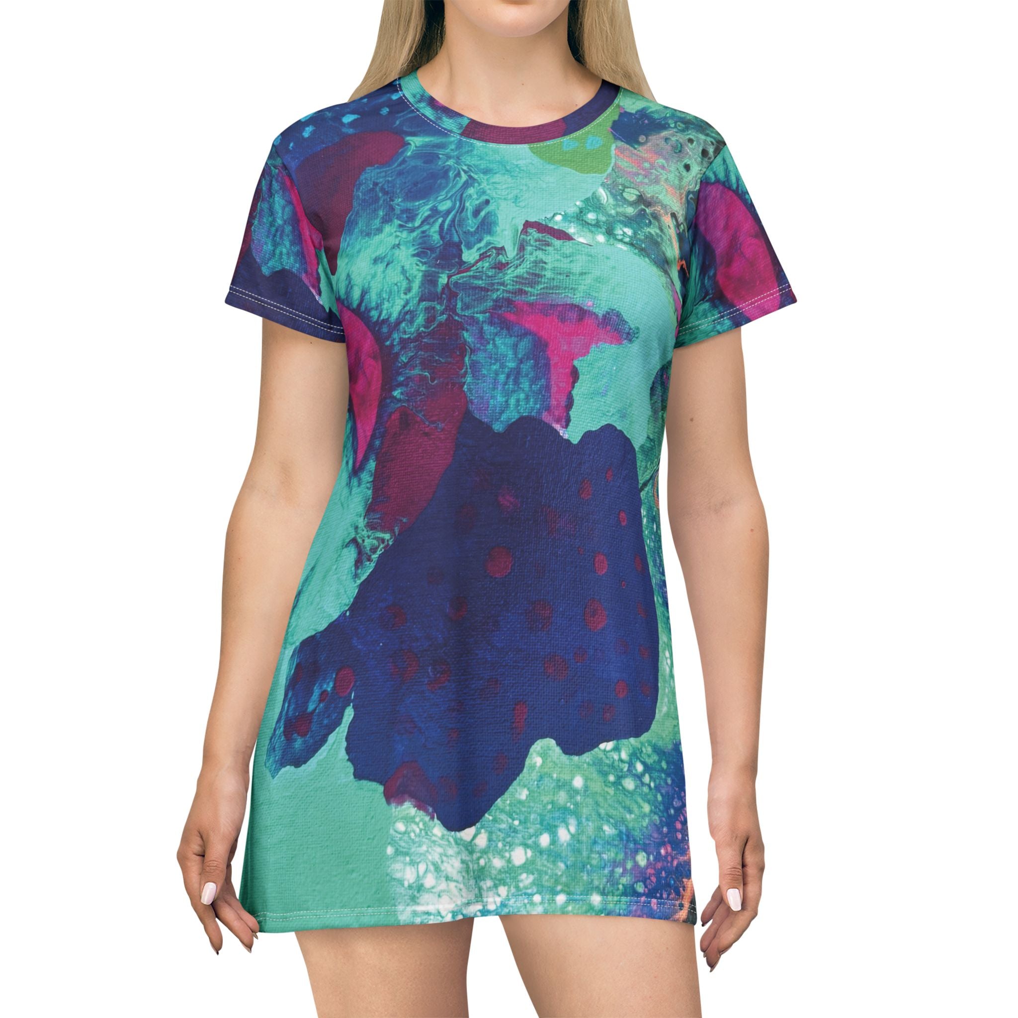 Serenity Ocean T-Shirt Dress