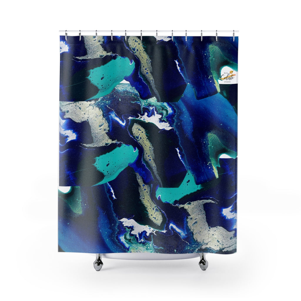 Ocean Vibes Shower Curtain