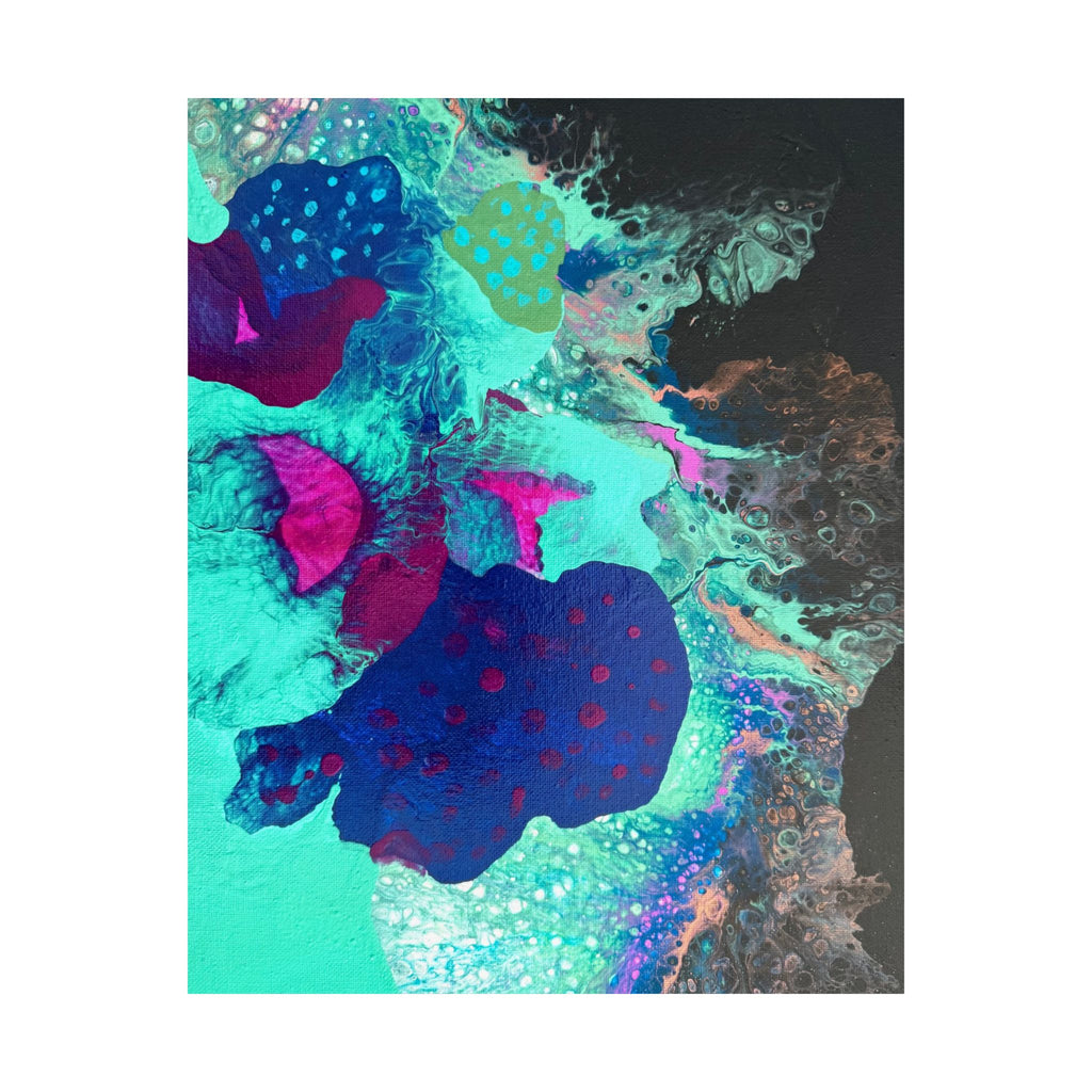 Serenity Ocean Satin Poster