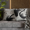 Echoes in Ink Square Pillowcase Cushion Cover