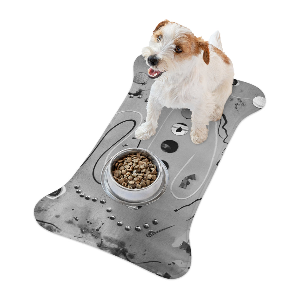 Structured Silence Pet Feeding Non Slip Placemat for Dogs & Cats