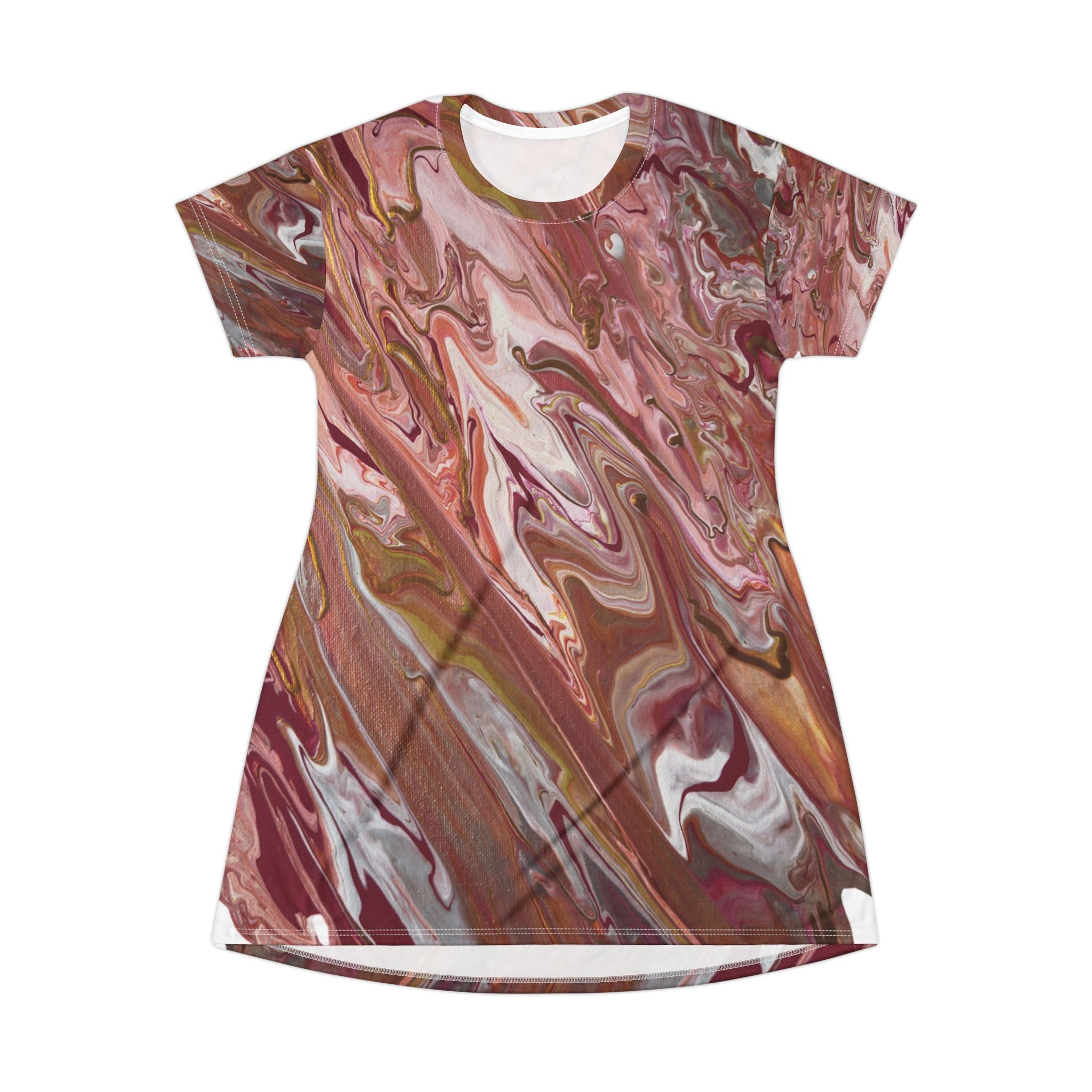 Molten Bloom T-Shirt Dress
