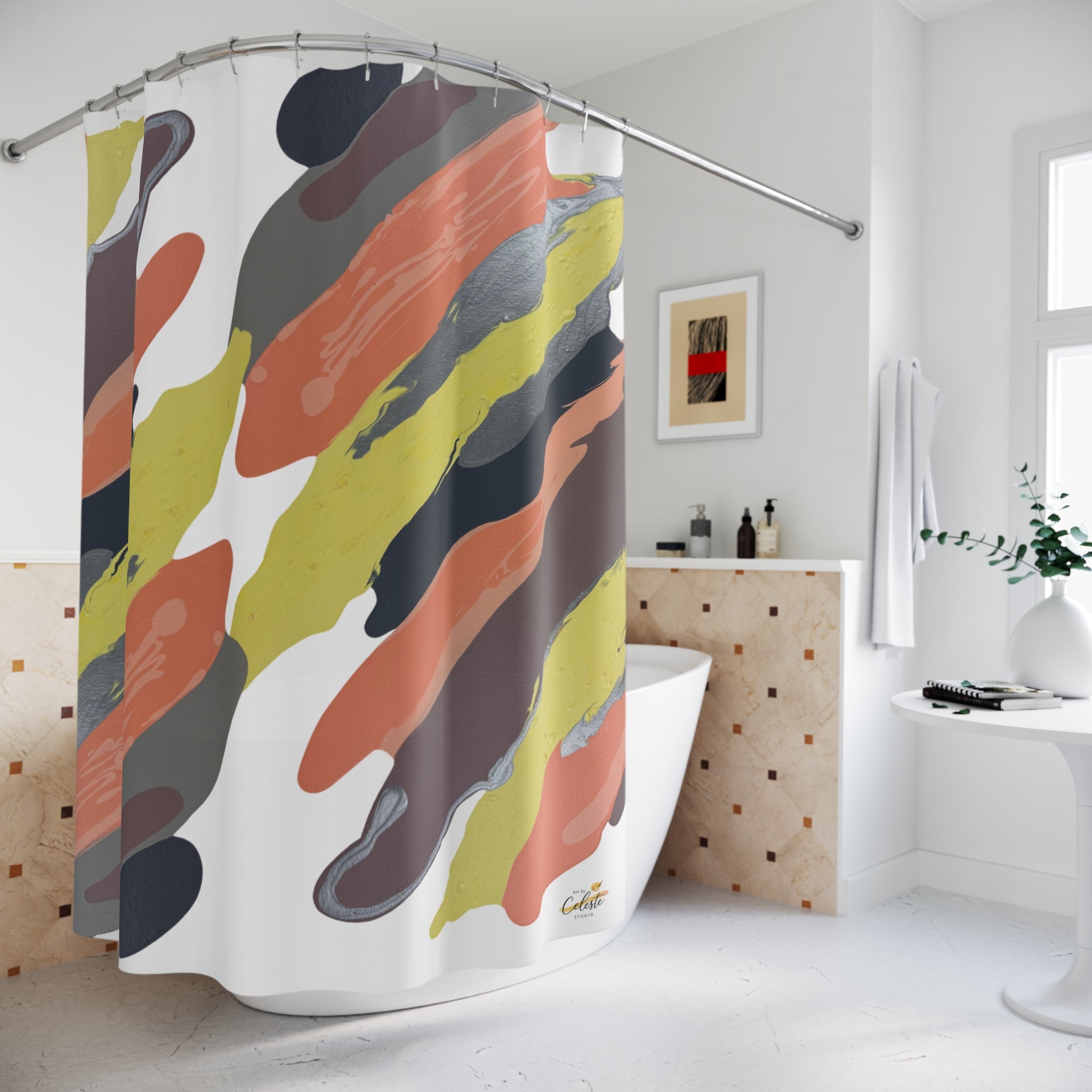Urban Rhythm Shower Curtain