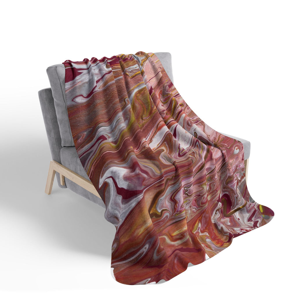 Molten Bloom Fleece Throw