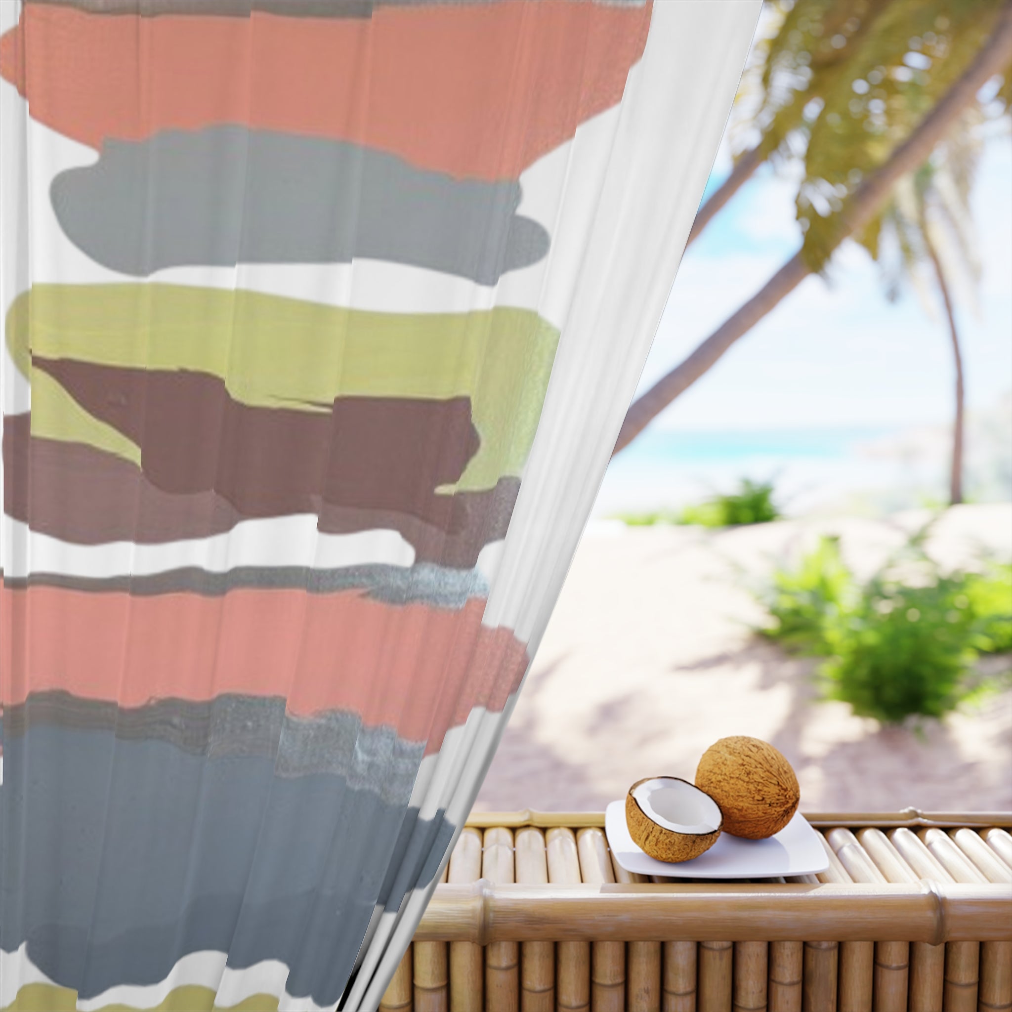 Cinnamon Sticks Art Curtain Panel