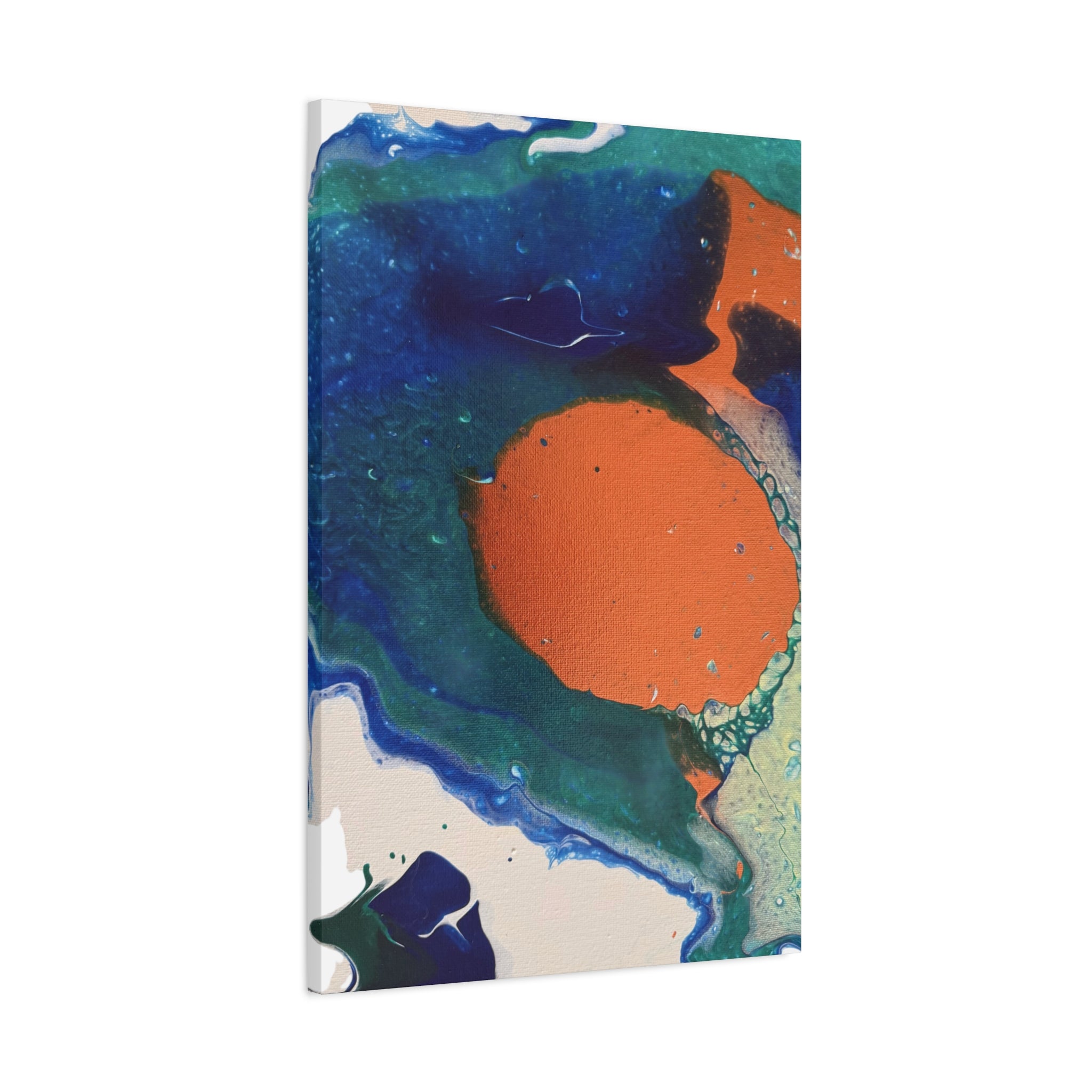 Coral Current Matte Canvas Print