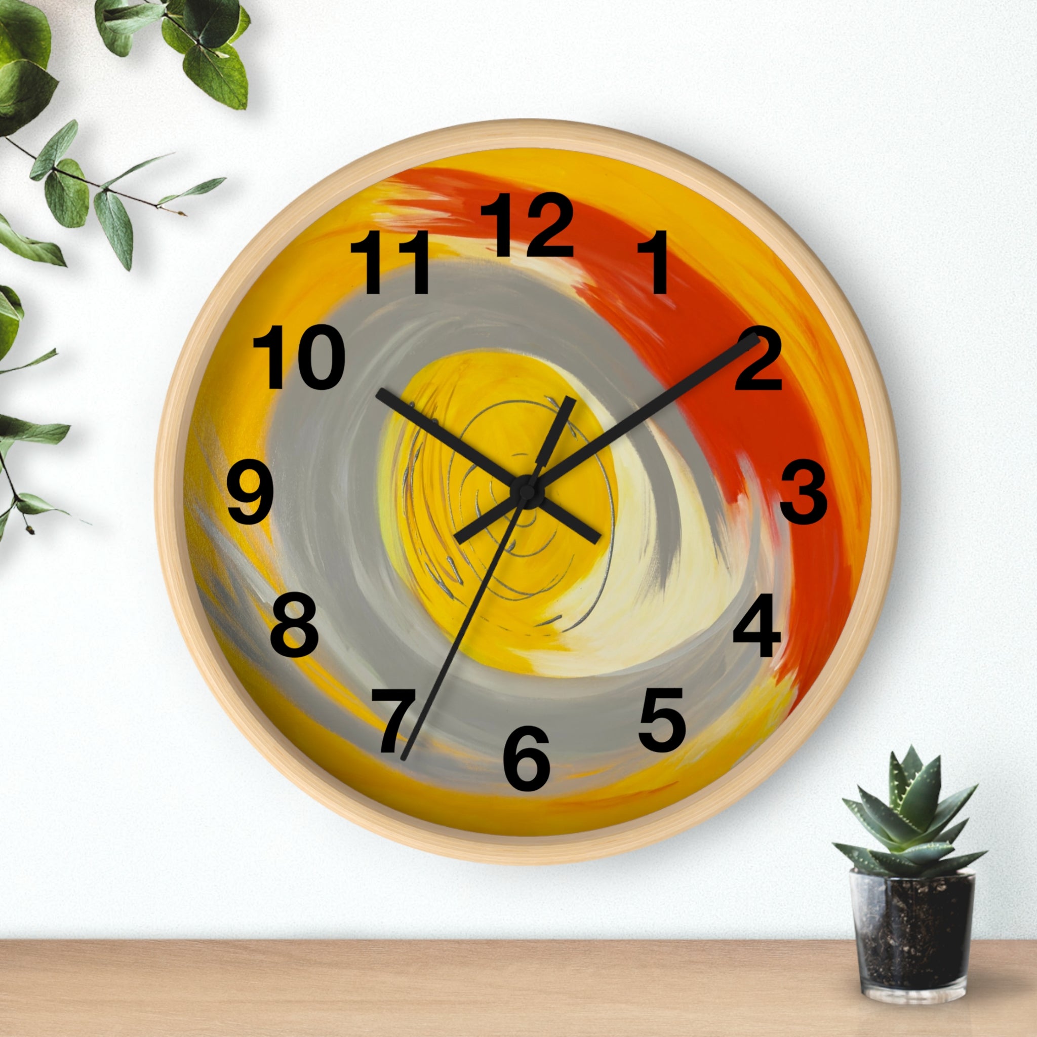 Radiant Orbit Wall Clock Home Décor
