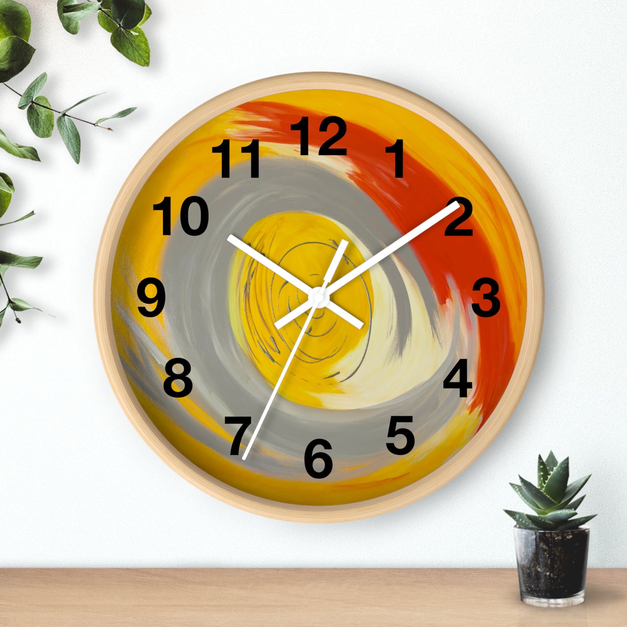 Radiant Orbit Wall Clock Home Décor