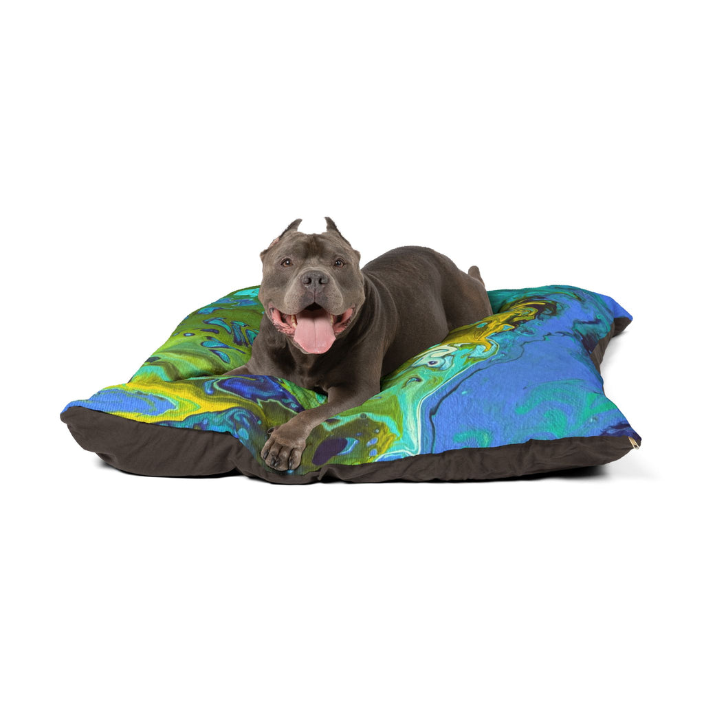 Golden Tides Pet Bed