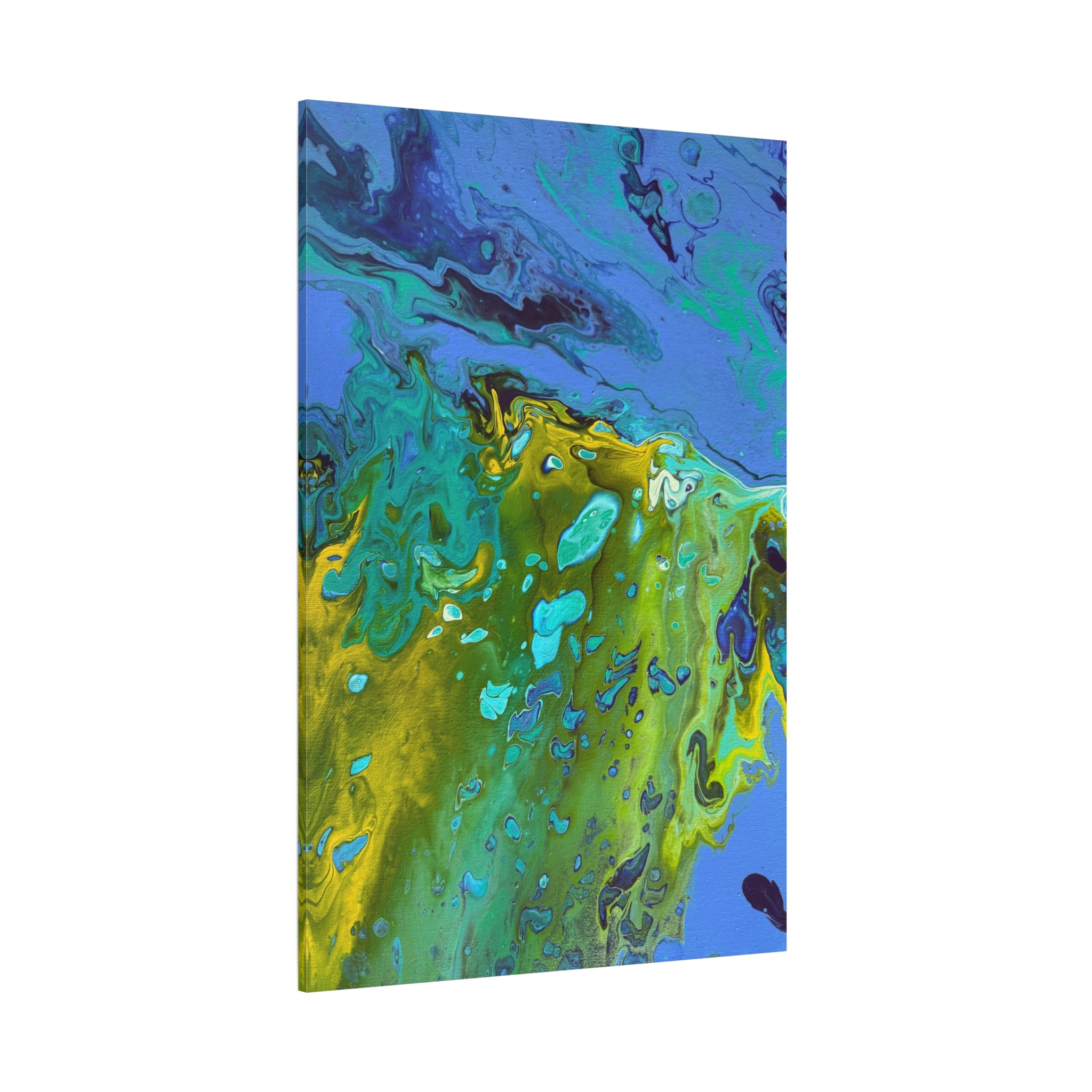Golden Tides Matte Canvas Print
