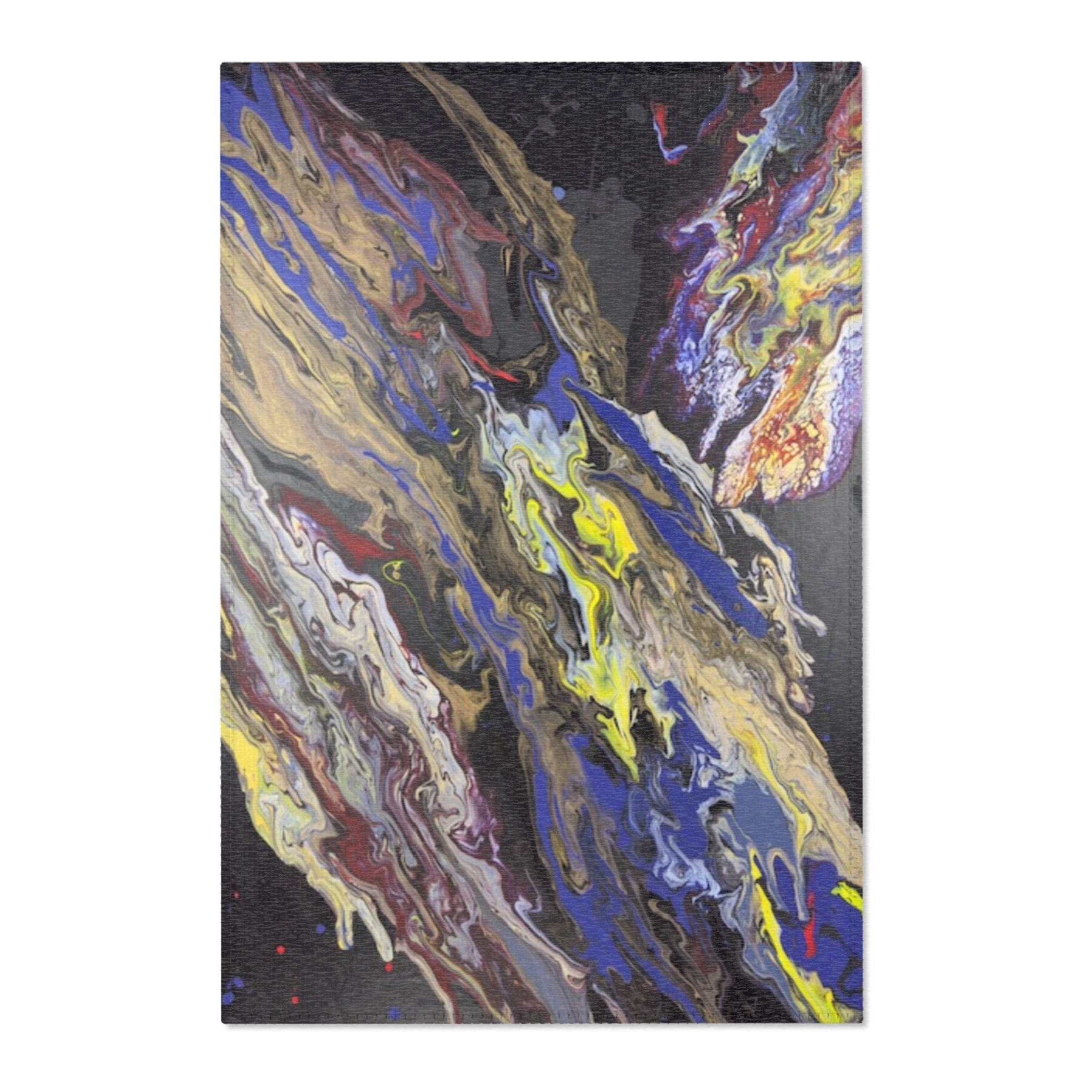 Stormy Ocean at Night Mat