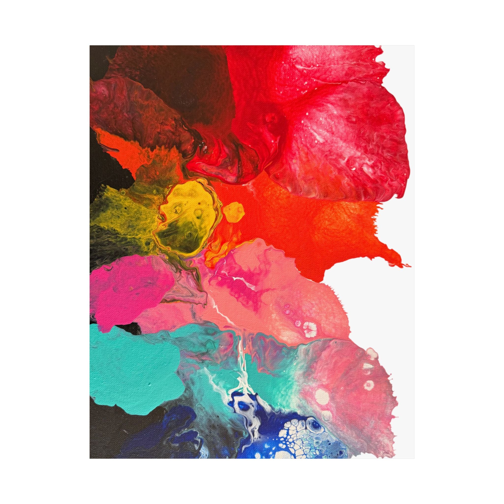 Radiant Ocean  Satin Poster