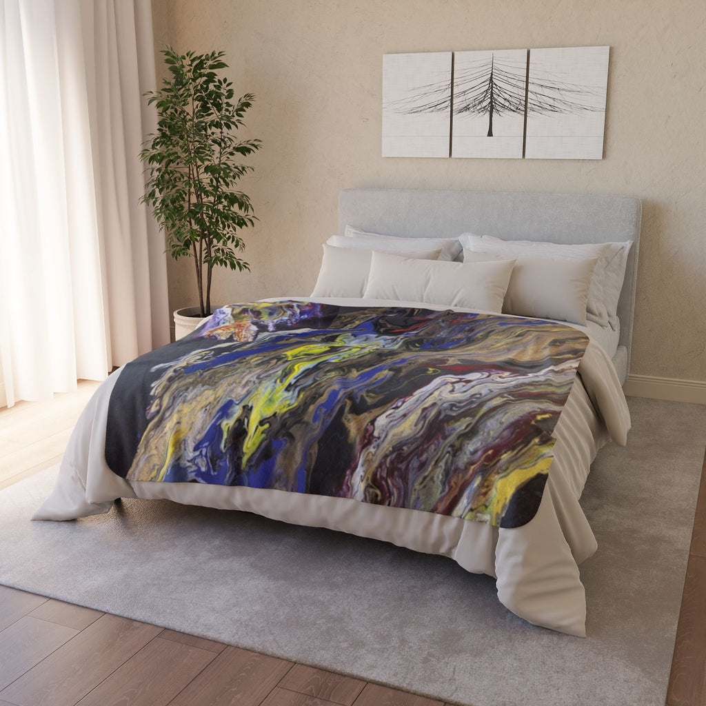 Stormy Ocean Sherpa Throw