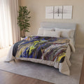 Stormy Ocean Sherpa Throw