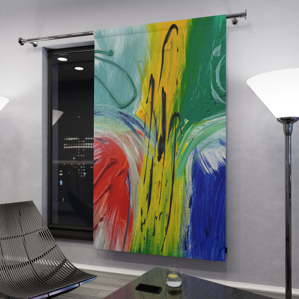 Flight of Energy Art Curtain Panel