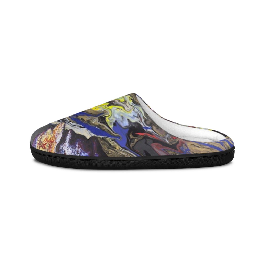 Stormy Ocean Men’s Indoor Slippers Cozy House Shoes
