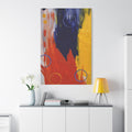 Primary Pulse Matte Canvas Print