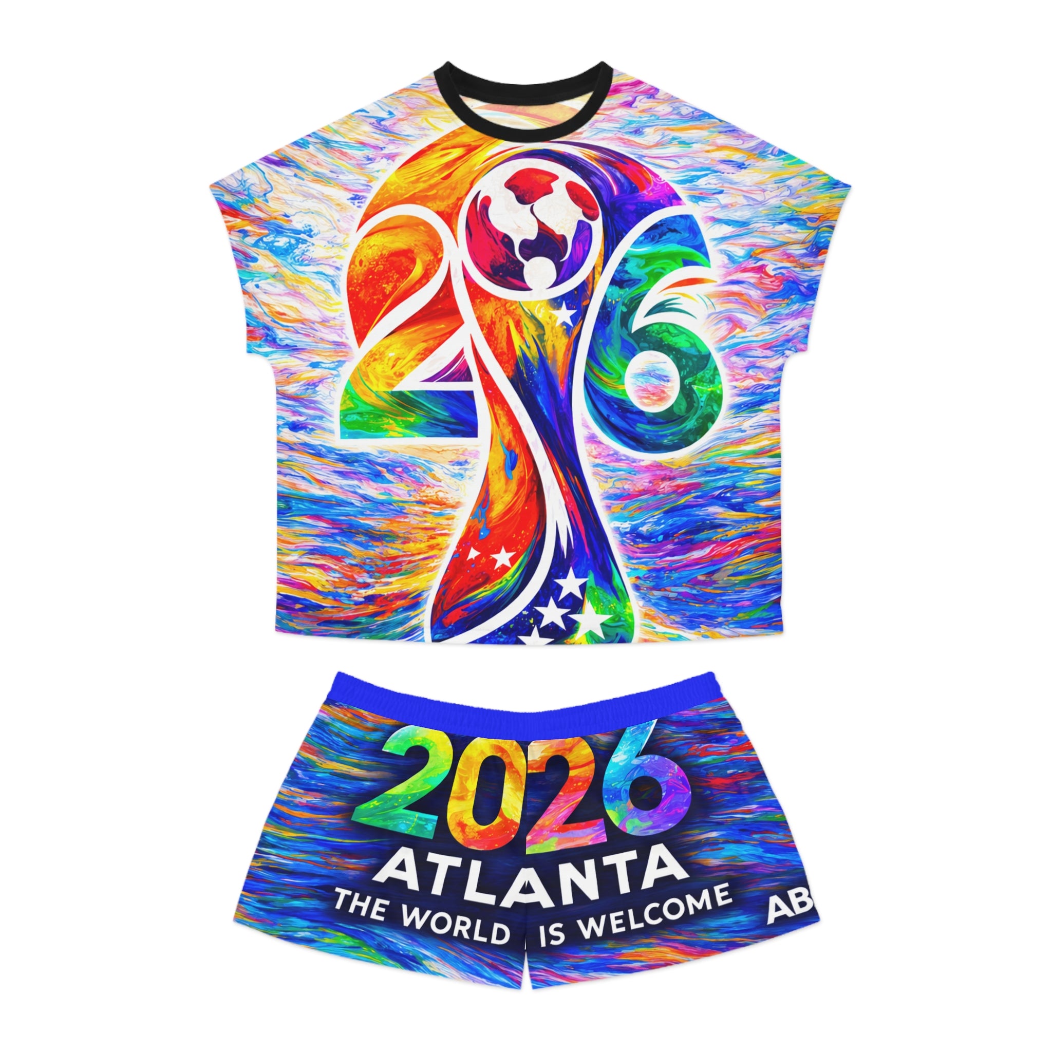 2026 Atlanta "The World Is Welcome" Lounge Set - Bold & Relaxed Style