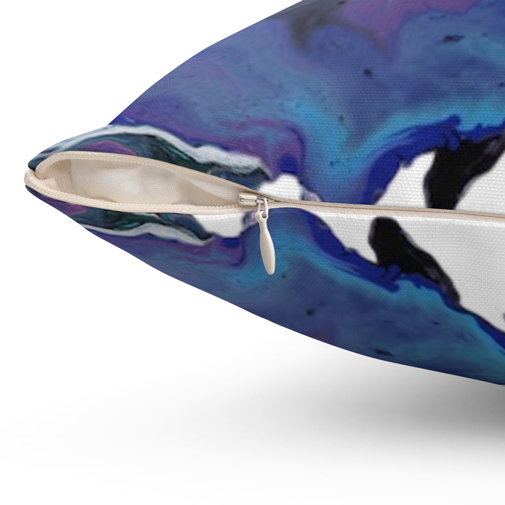 Midnight Ocean Decorative Throw Pillow