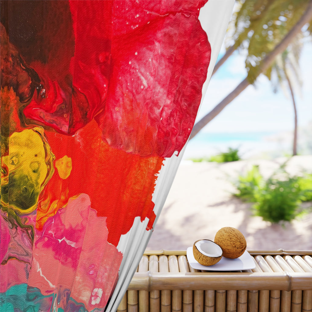 Radiant Ocean Art Curtain Panel