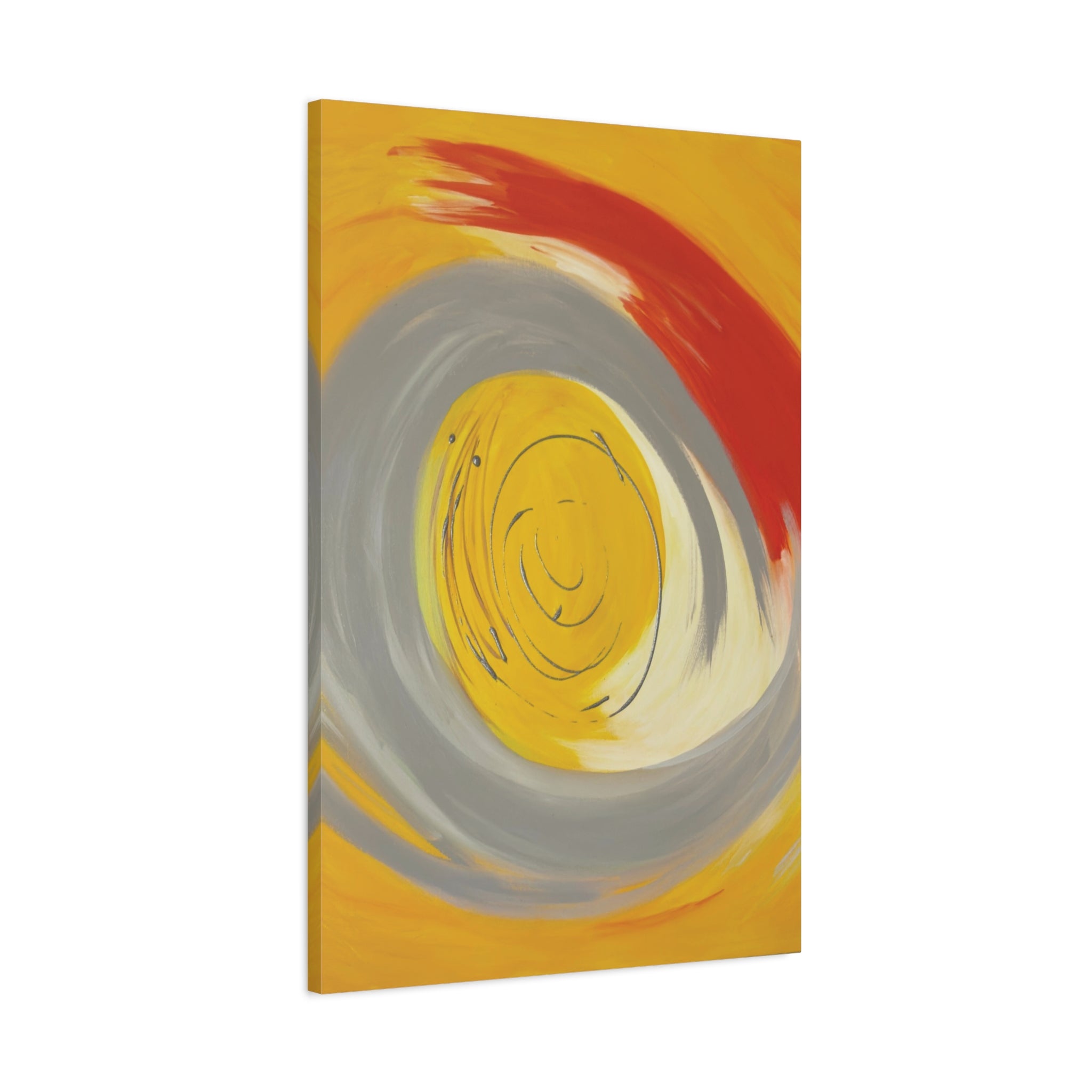 Radiant Orbit Matte Canvas Print