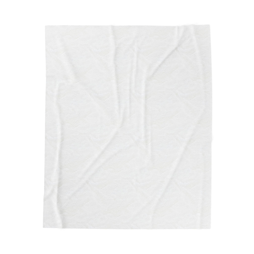 Ocean Vibes Velveteen Plush Blanket Organic Design
