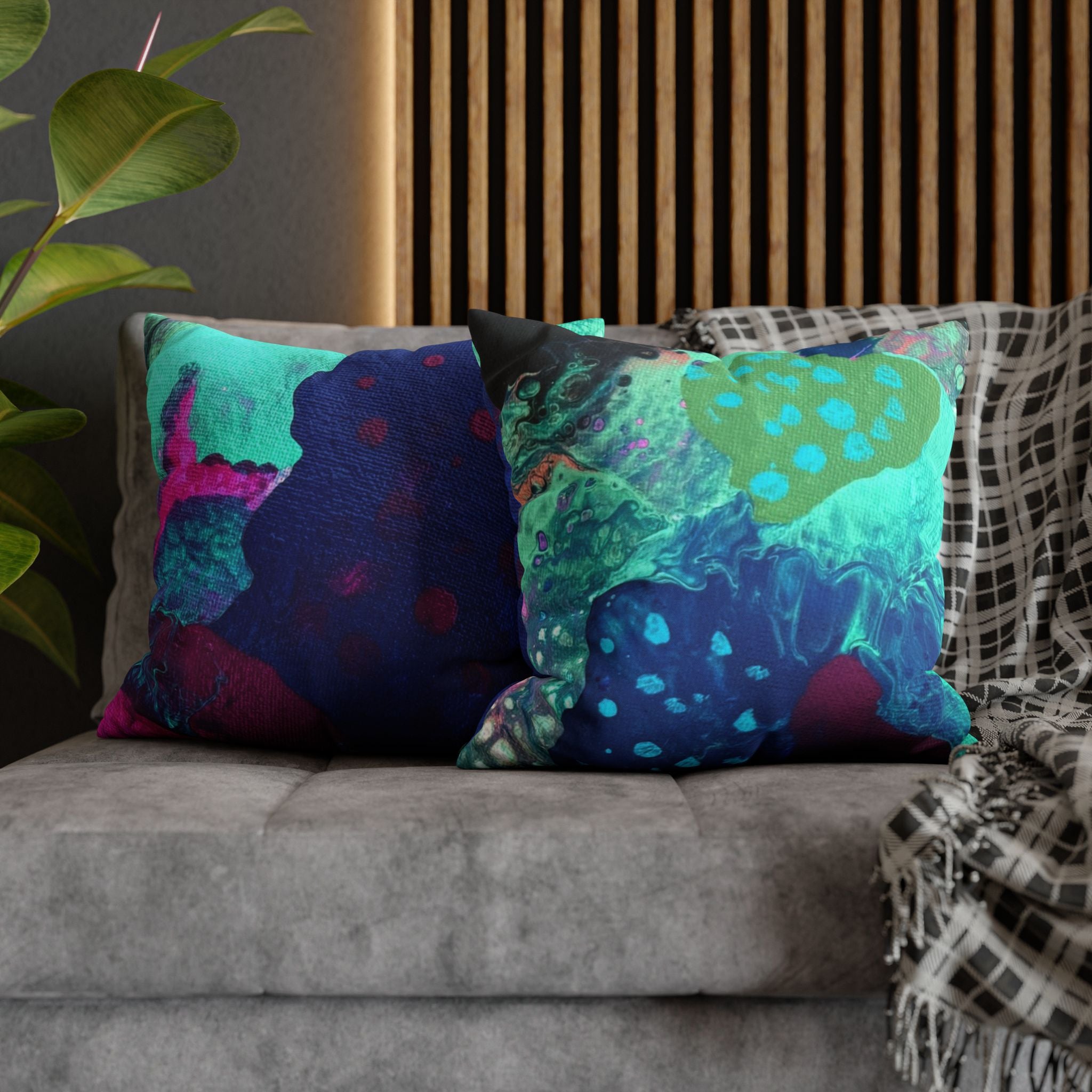 Serenity Ocean Square Pillowcase Cushion Cover