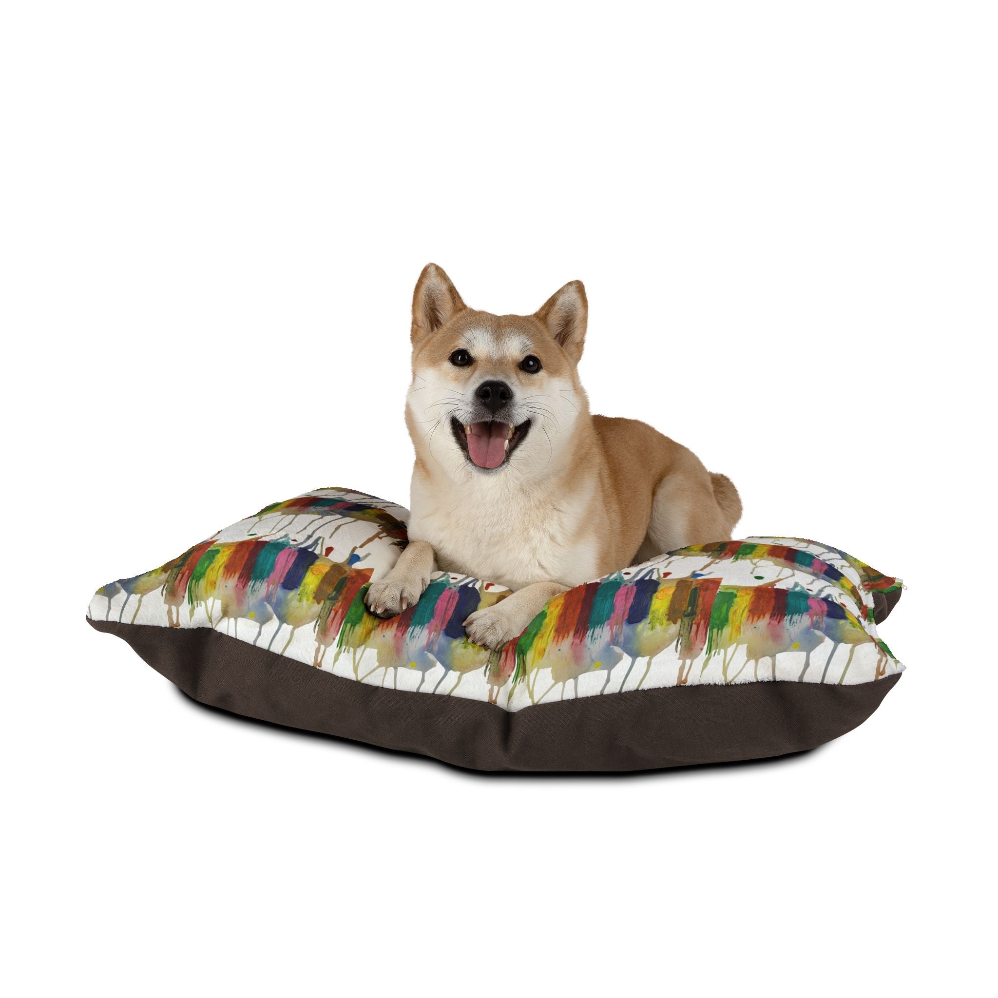Crazy Brush Stroke Pet Bed
