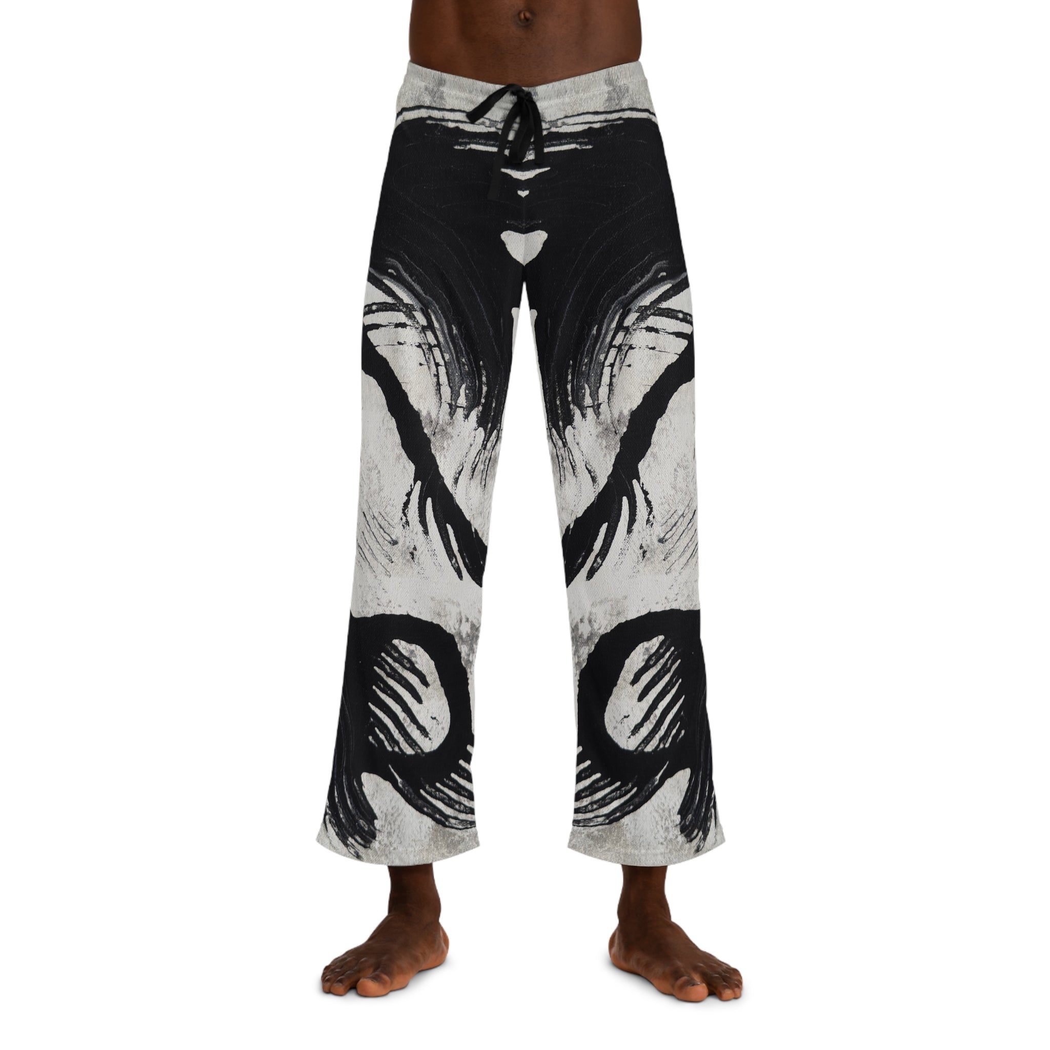 Echoes in Ink Lounge Pants – Bold Comfort Meets Art