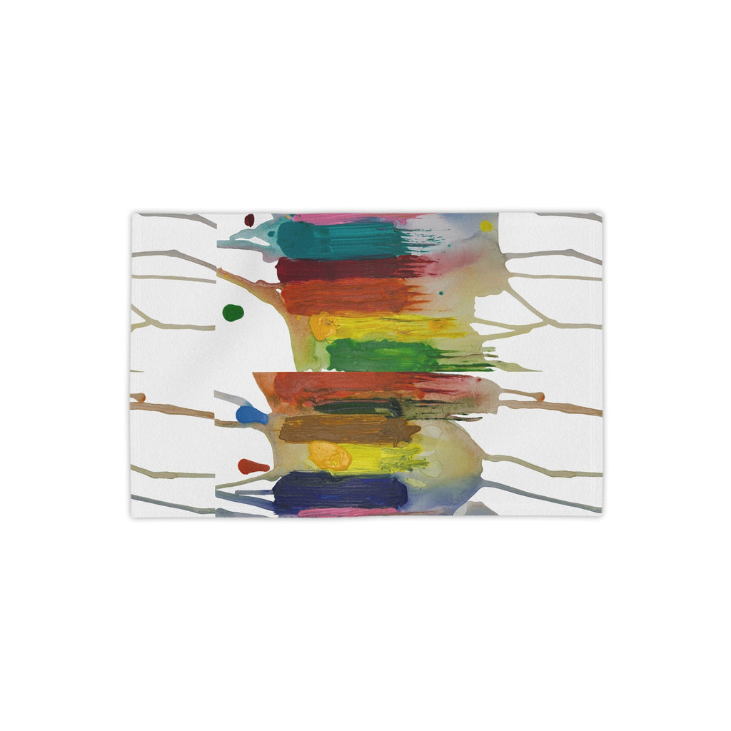 Crazy Brush Stroke Beach Towel