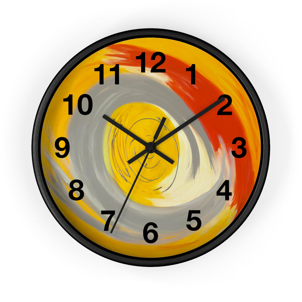 Radiant Orbit Wall Clock Home Décor