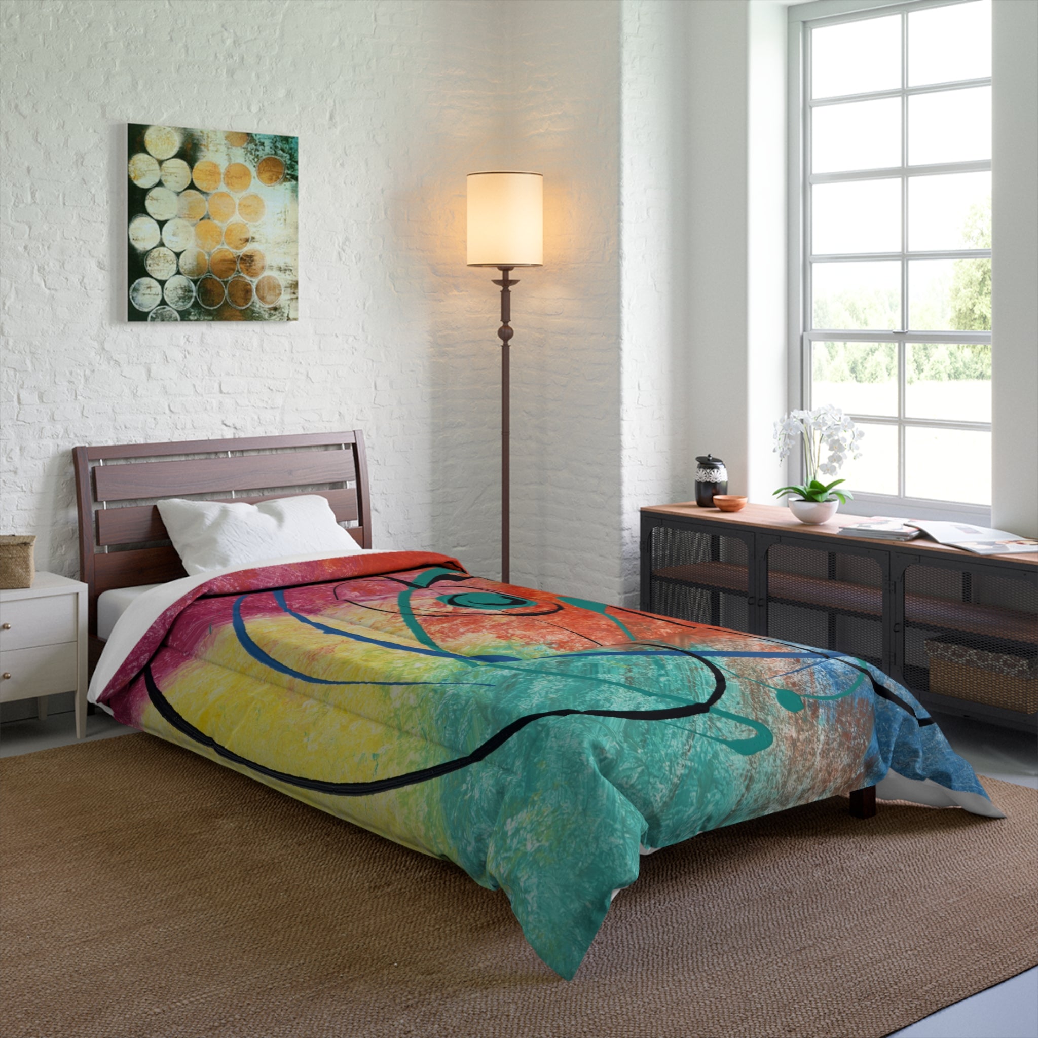 Orbit of Color Art Bedding