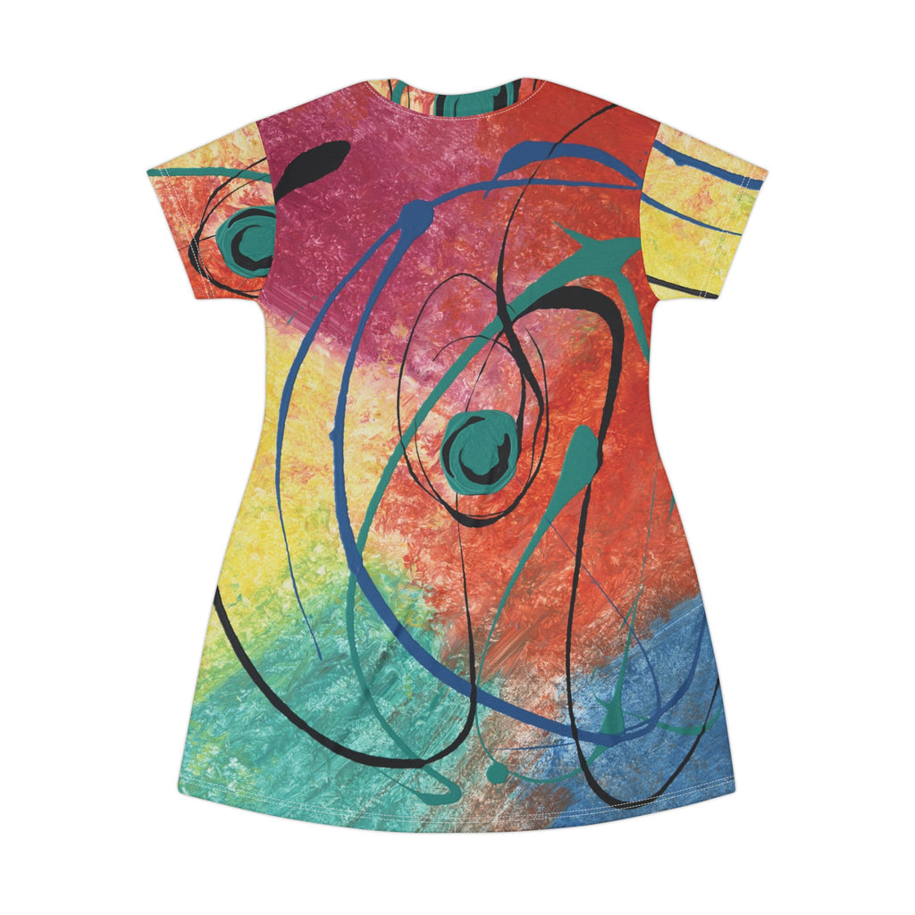 Orbit of Color T-Shirt Dress