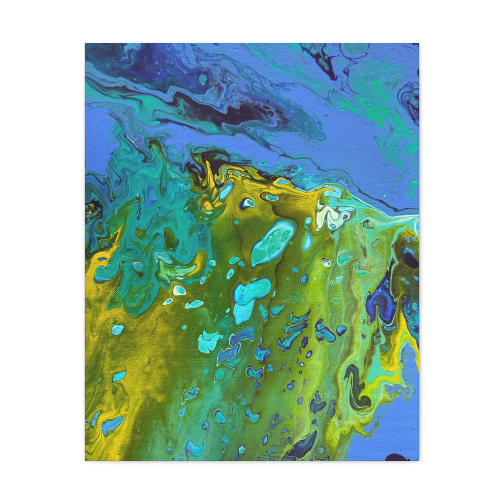 Golden Tides Matte Canvas Print