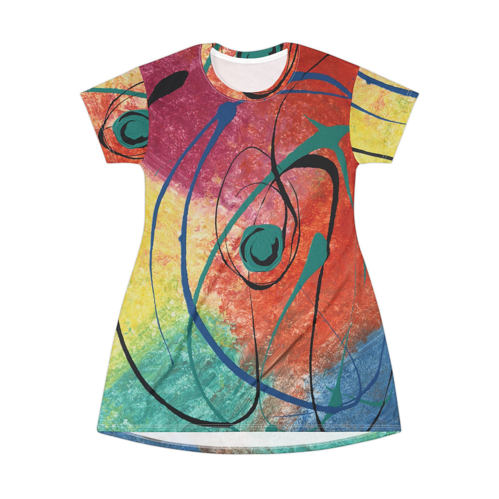 Orbit of Color T-Shirt Dress