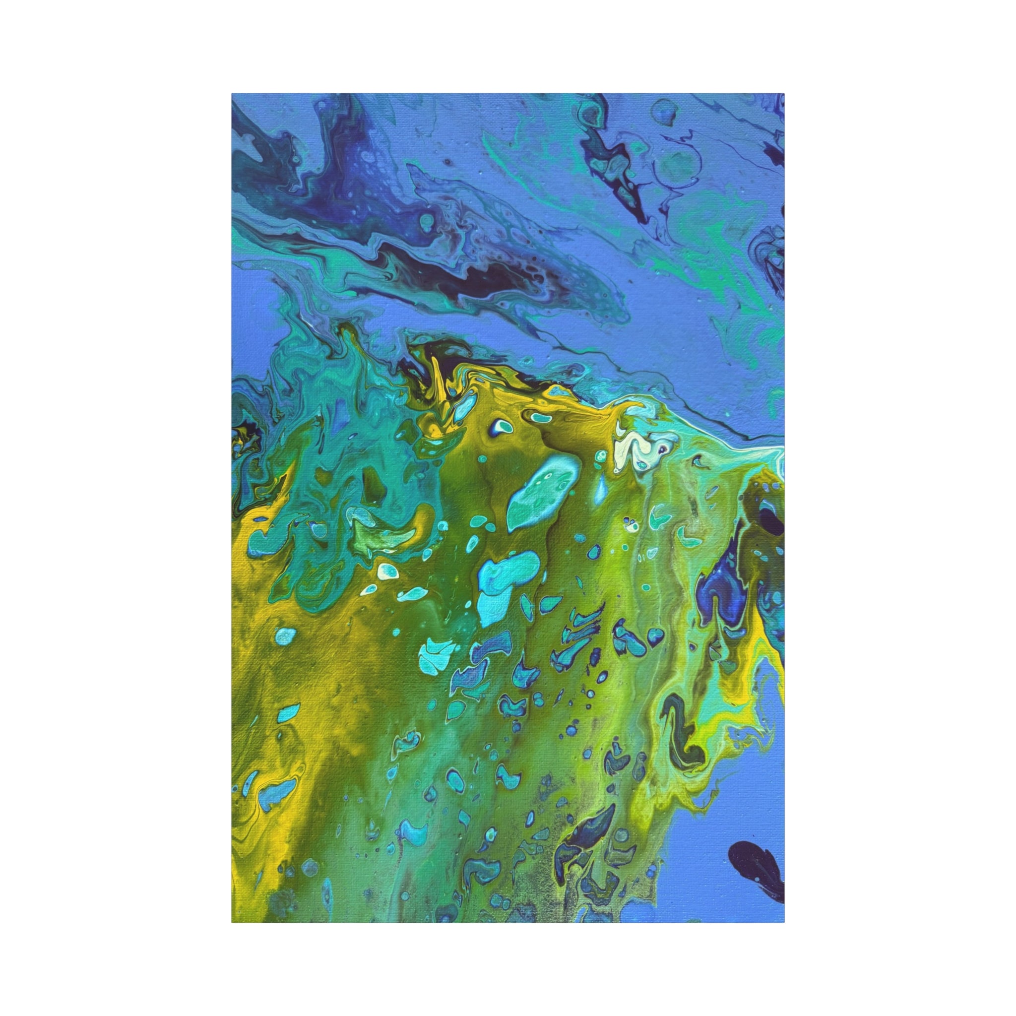 Golden Tides Matte Canvas Print