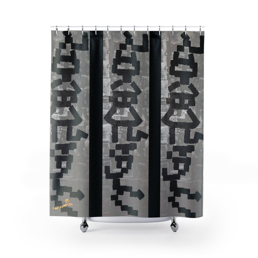 Totem of Silence Shower Curtain