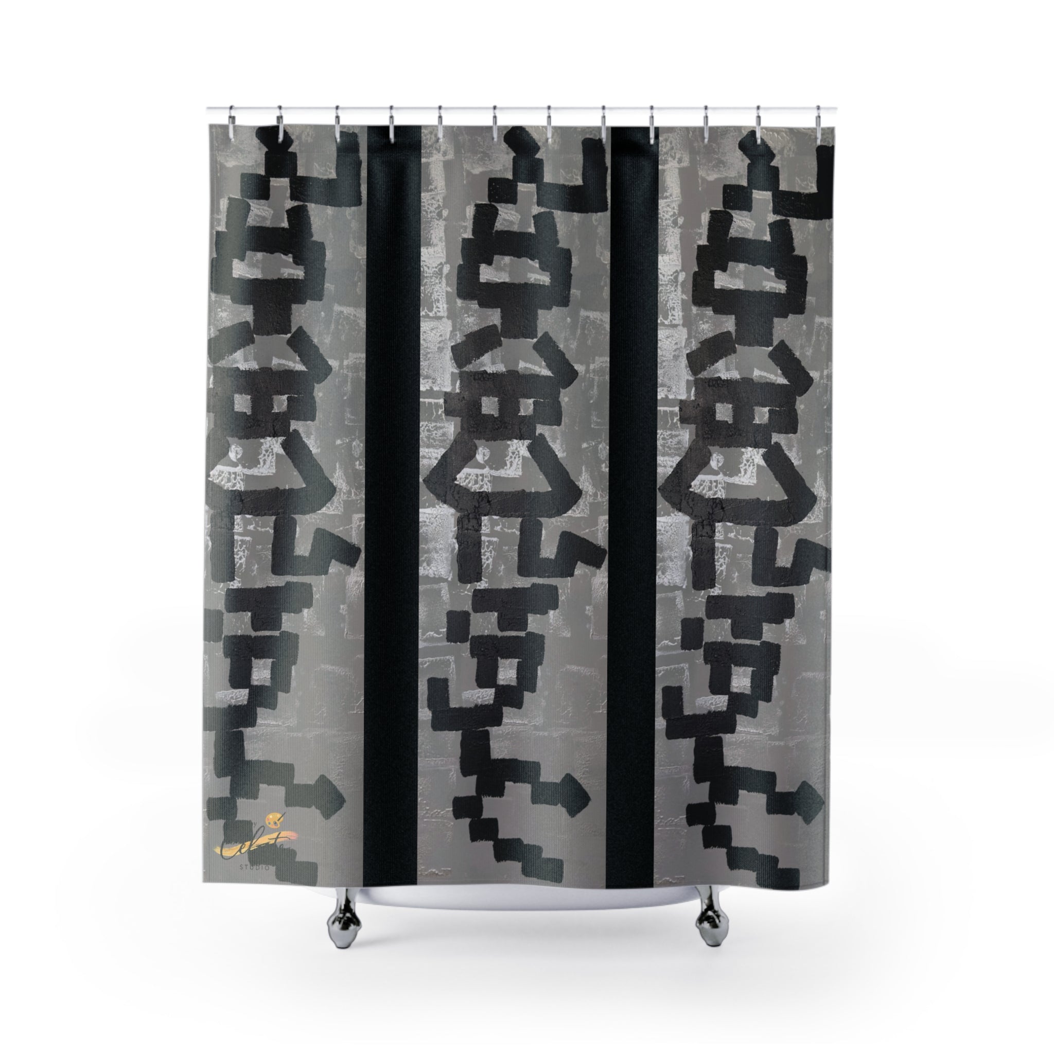 Totem of Silence Shower Curtain