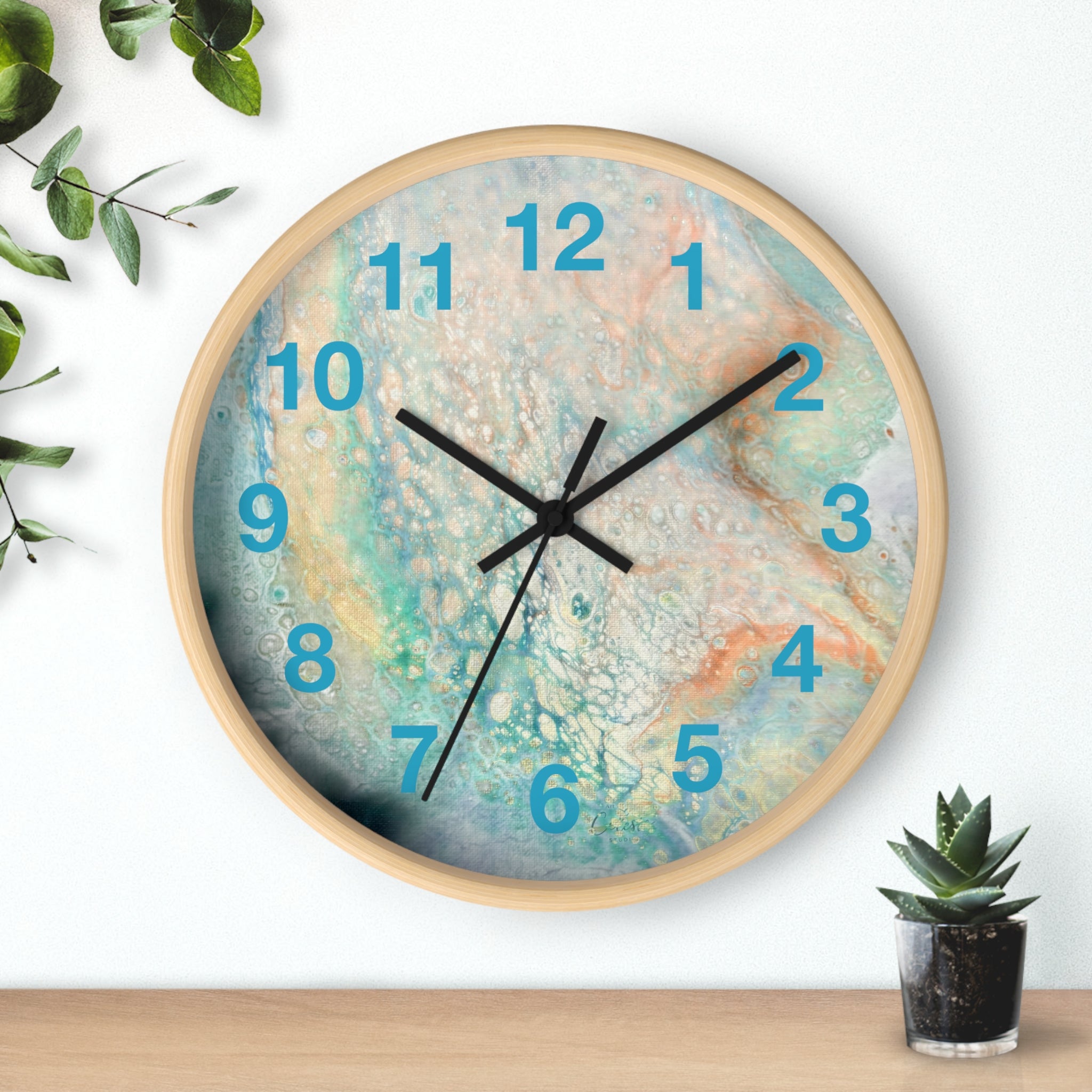 Coastal Dreams Wall Clock Home Décor