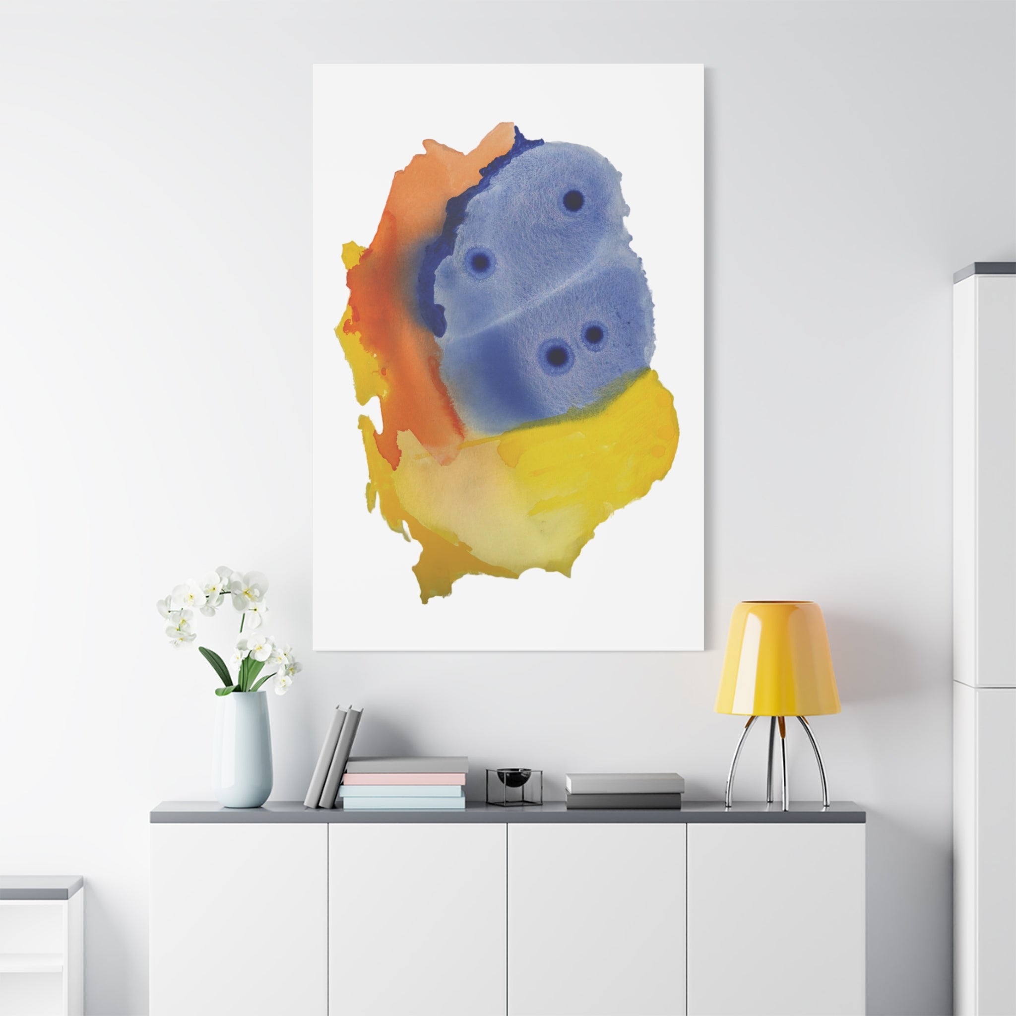 Celestial Bloom Matte Canvas Print