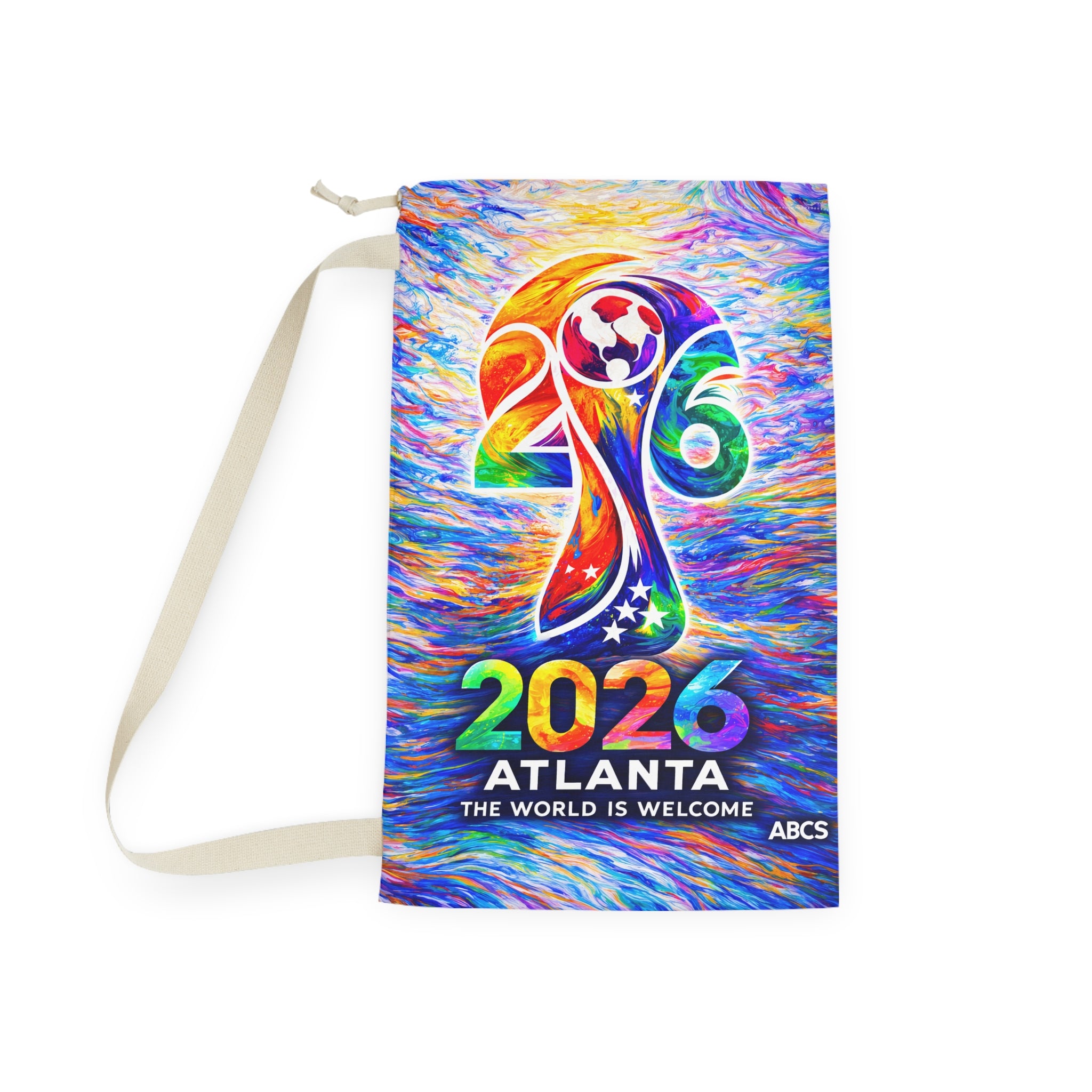 2026 Atlanta "The World Is Welcome" Laundry Bag