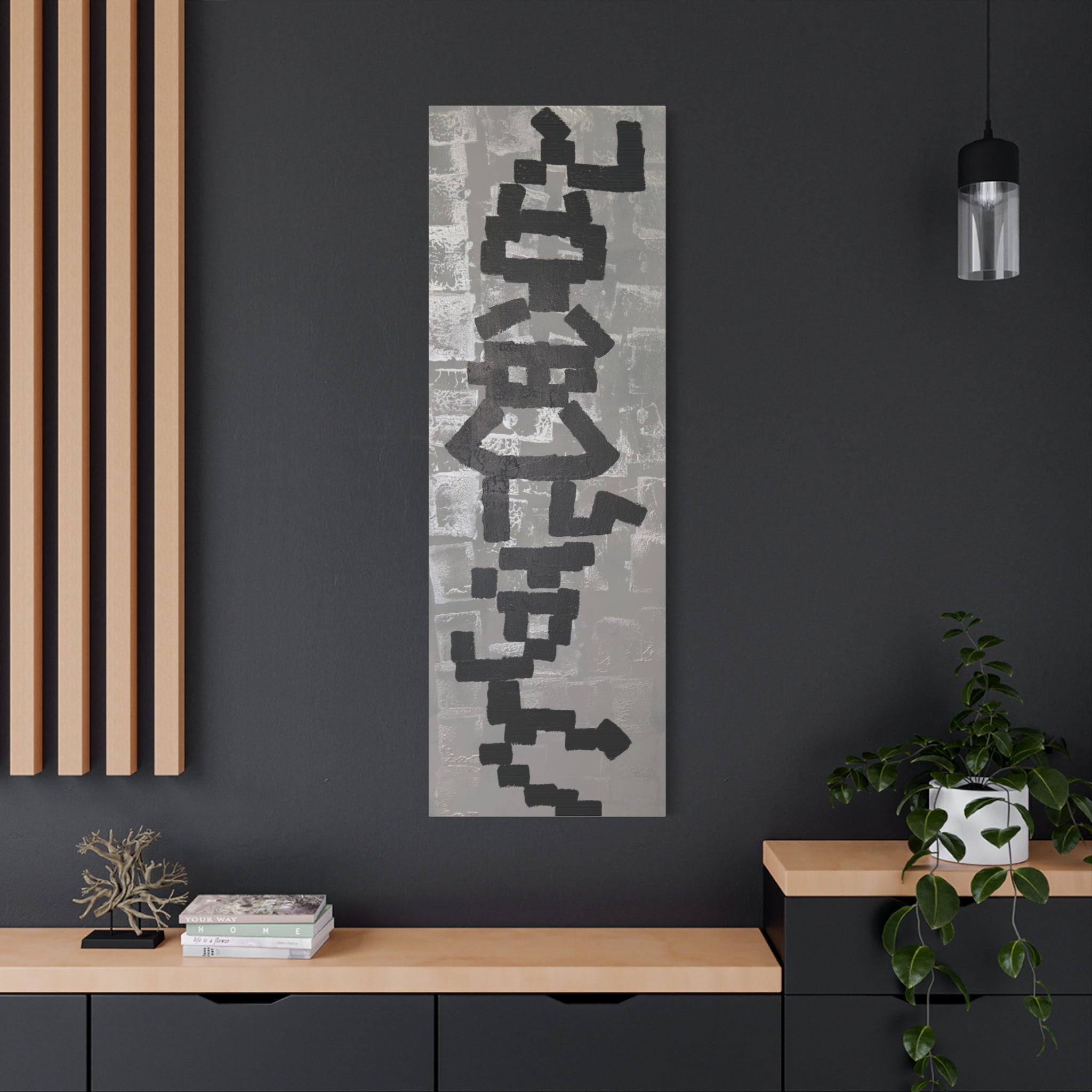 Totem of Silence Matt Canvas Print