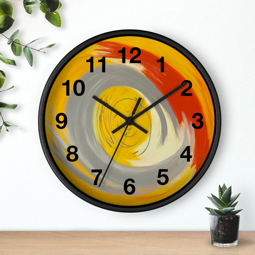 Radiant Orbit Wall Clock Home Décor