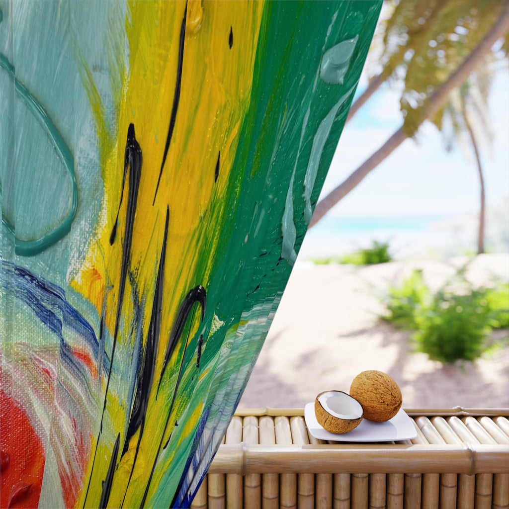 Flight of Energy Art Curtain Panel