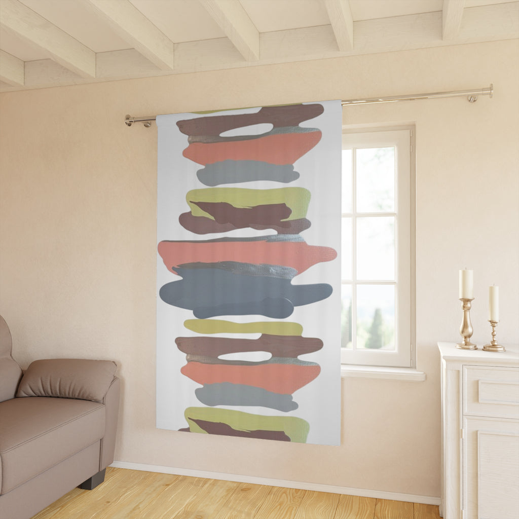 Cinnamon Sticks Art Curtain Panel