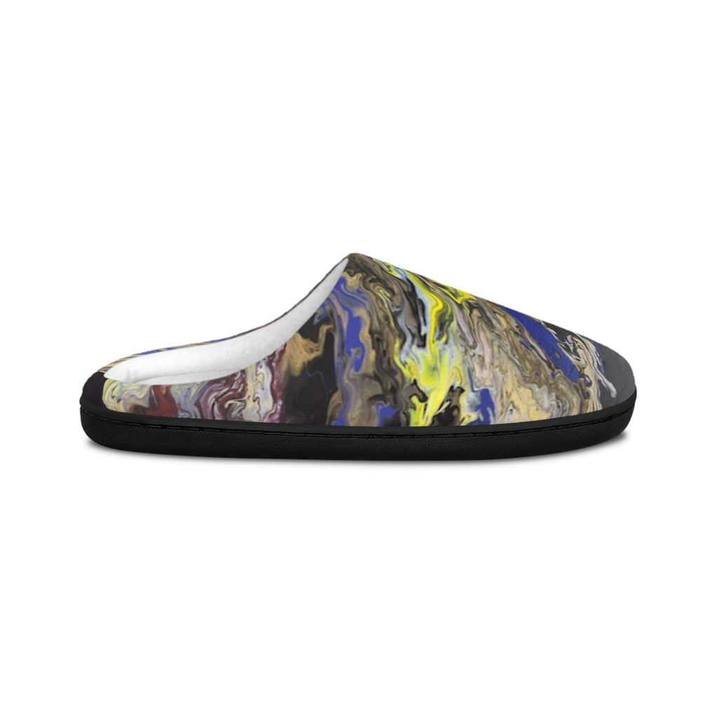 Stormy Ocean Men’s Indoor Slippers Cozy House Shoes