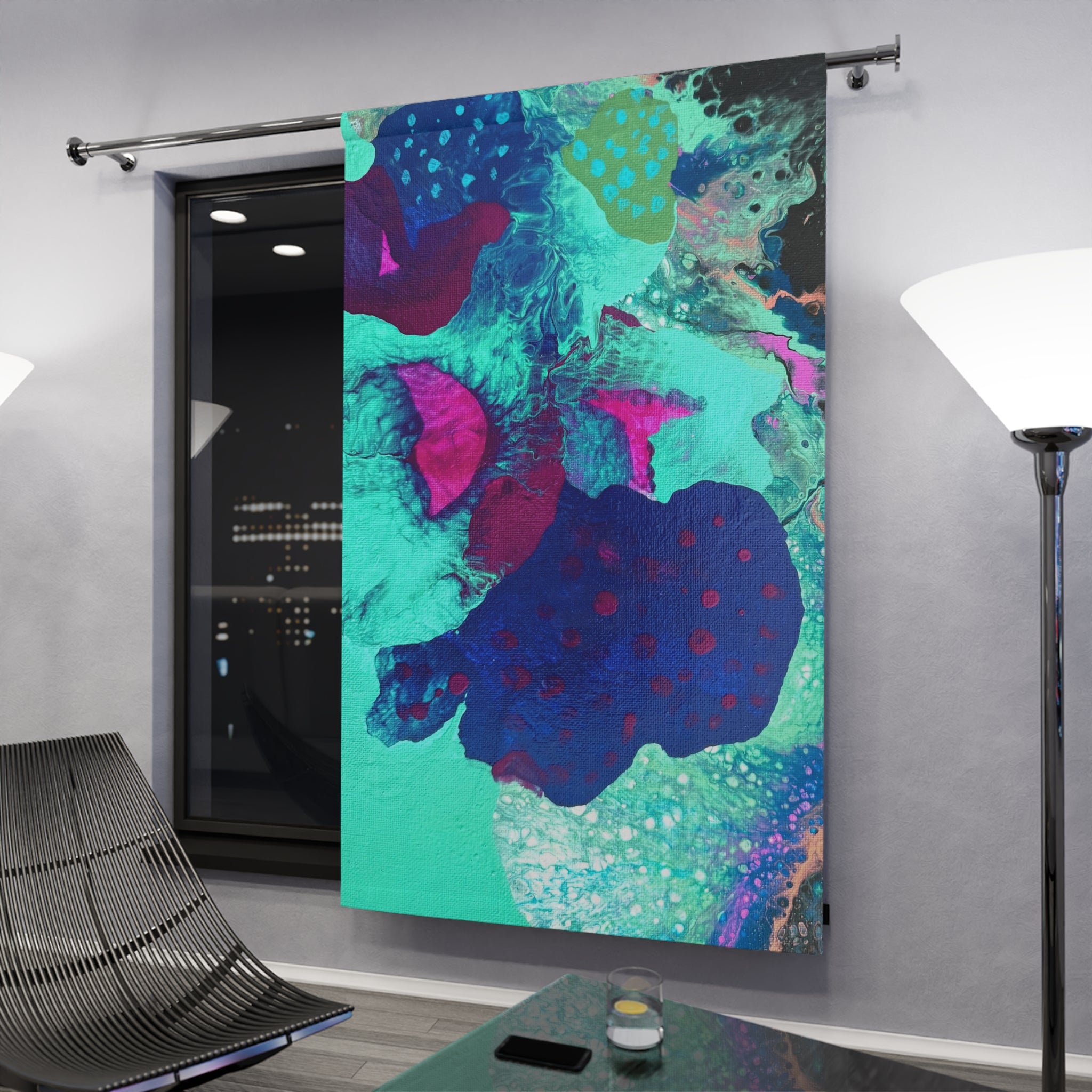 Serenity Ocean Art Curtain Panel