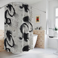 Echoes in Ink Shower Curtain
