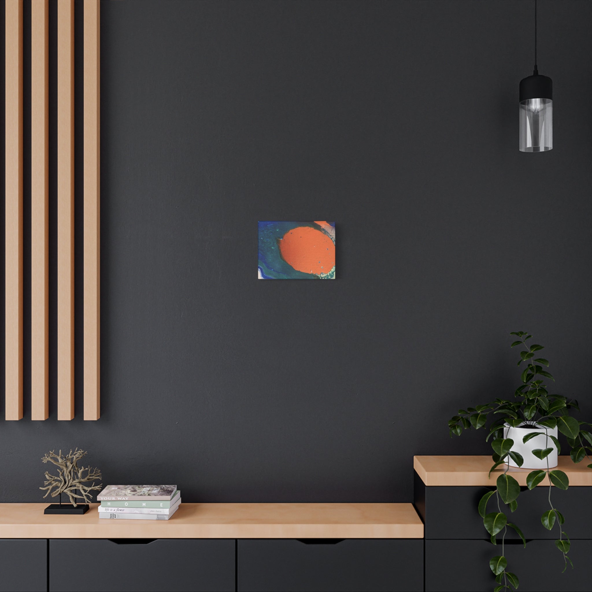 Coral Current Matte Canvas Print